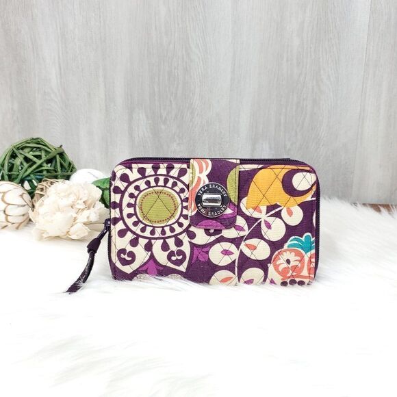 Vera Bradley Turn Lock Wallet Clutch - Picture 1 of 13